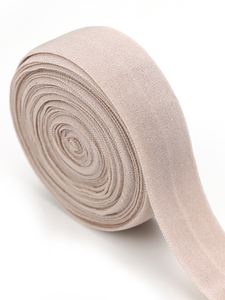 Tráng xương cá cạnh ràng buộc Dải cổ áo Cuff <span class=keywords><strong>TRIM</strong></span> vải nhăn đàn hồi đường ống dải cho trọng Đồ lót ban nhạc đàn hồi - Product Image 5