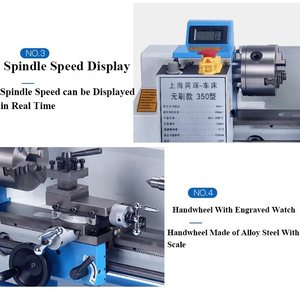 Hoge Guality Hoge Precisie Handmatige Universele Mini Metalen Draaibank Voor Metalen Verwerking Horizontale Draaibank Mini Draaibank Multi Functioneel - Product Image 5