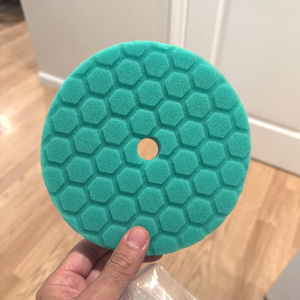 Classic Bevel Edge Hexagon 5in 6in Sponge Car Polishing <strong>Pad</strong> Factory Outlet High Grade 25mm Thickness Car Body Foam Buffing <strong>Pad</strong> - Product Image 1