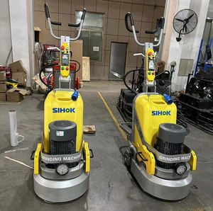 מטחנת בטון אופציונלית עם שאיבה 220V, מטחנת רצפה חשמלית להליכה מאחור, מלטשת שיש ובטון, מטחנת רצפה פלנטרית, מכונת ליטוש - Product Image 4