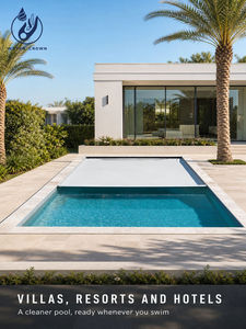 <span class=keywords><strong>Couverture</strong></span> de <span class=keywords><strong>piscine</strong></span> motorisée en PVC Water Crown, système de rail scellé, rétractable automatiquement, pour <span class=keywords><strong>piscine</strong></span> enterrée, sécurité au niveau du pont, vente en gros - Product Image 2