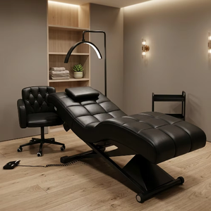 New Curved Eyelash Bed <b>Electric</b> Lash Bed Beauty Salon Dedicated Beauty Facial Bed Set - Product Image 3