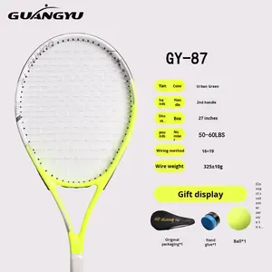 Racchetta da <span class=keywords><strong>Tennis</strong></span> in Fibra di Carbonio Gy-87 per Adulti Principianti Livello Intermedio Alta Elasticità Allenamento Uso Studenti Universitari Singola - Product Image 6