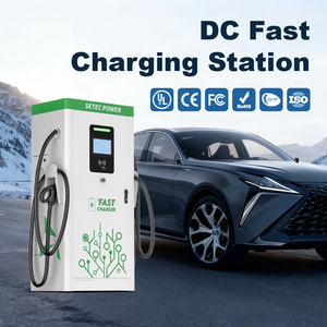 Estaciones de Carga Rápida para Vehículos Eléctricos de 60kW Nivel 3 con Certificación OEM, CCS1/CHAdeMO, Montaje en Suelo - Product Image 3
