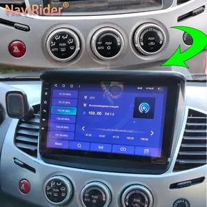 8GB+128GB AI Voice CarPlay Car Radio For Mitsubishi Pajero Sport 2 L200 Triton 2008-2016 Citroen C-Crosser GPS Multimedia Video