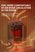Four de sauna intelligent de haute qualité en acier inoxydable avec panneau de commande en verre trempé 3,5 kW, fabrication OEM/ODM/OBM