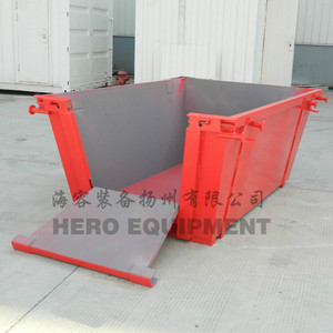 6cbm patio abierto de la chatarra de acero saltar BIn para Europa - Product Image 2