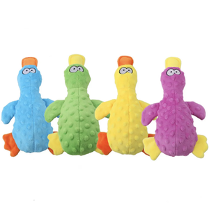 Durable Squeaky <b>Plush</b> Duck Toy Cartoon Style Pet Toy for <b>Cats</b> and Dogs Squeaking Juguetes Chirriantes Para Mascotas - Product Image 1