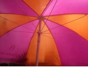 定制印花涤纶巨型沙滩伞阳伞广告