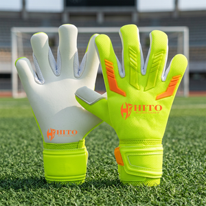 Gants de gardien de but de football rose sur mesure avec latex allemand de 4 mm, découpe hybride, injection de caoutchouc en latex allemand - Product Image 6