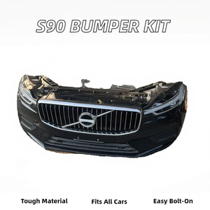 Ensemble de ventilateur de radiateur chromé de phare de calandre de pare-chocs avant d'occasion d'origine pour pare-chocs de voiture <span class=keywords><strong>Volvo</strong></span> XC60 XC90 - Product Image 2