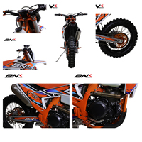 Moto tout-terrain BNK NC450 450cc 4 temps à essence, 6 vitesses, refroidissement par eau, enduro pour adultes, motocross, course hors route, 32KW >80km/h