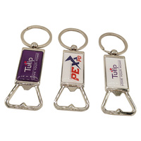 Porte-clés en métal de haute qualité Ouvre-bouteille à sublimation en aluminium Durable et élégant