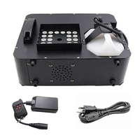 Machine à fumée électrique 1500W avec LED RGB, télécommande, jet vertical pour fêtes, spectacles, mariages, concerts