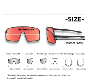 <span class=keywords><strong>Lunettes</strong></span> de cyclisme photochromiques pour adultes, légères, performance garantie, verres noirs, protection transparente pour VTT, cyclisme, pêche en extérieur - Product Image 4