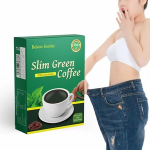 Café verde Delgado, hierbas naturales, polvo de Control de dieta saludable, pérdida de peso instantánea, café Ganoderma adelgazante - Product Image 5