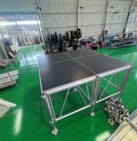 Scène de concert modulaire portable en aluminium à assemblage rapide pour événements, présentoirs de scène, événements d'entreprise et fêtes