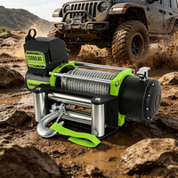 Treuil électrique ODM personnalisable 13000 LBS (6,2 CV) 12V 24V pour récupération automobile avec câble en acier de 26 m pour véhicule tout-terrain