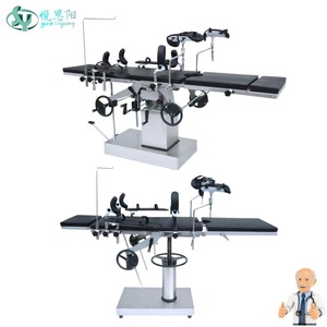 Table d'opération hydraulique manuelle Yue Siyang avec commande latérale et de tête pour chirurgie gynécologique à usage médical - Product Image 1