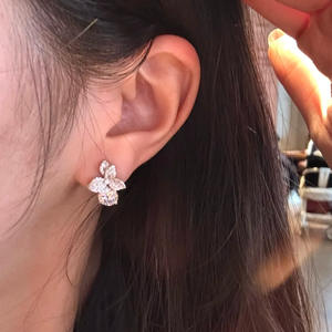 Set de Aretes de Plata 925 con Piedras Naturales, 5 Pares, Mezcla de Amatista, Cuarzo Rosa, Labradorita, Hipoalergénicos, Venta al Por Mayor - Product Image 1