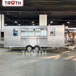 Truth Maßgefertigter Food Truck Kaffee-Anhänger Straßenverkäufer Food Van Kaffee-Hotdog-Wagen Kleiner Vintage-Food-Trailer Vollständig Ausgestattet - Product Image 5