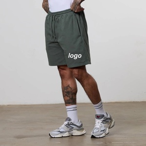 Pantalones Cortos Deportivos Casuales para Hombre, con Logotipo, de Spandex, Tejidos, para Gimnasio, Correr, Estilo Vintage a Rayas, Cintura Elástica, Transpirables, para Verano - Product Image 1