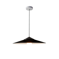 Lustre suspendu de luxe de taille moyenne en feutre PET gris avec LED blanc chaud (3500K) pour la maison et le bureau, garantie 5 ans