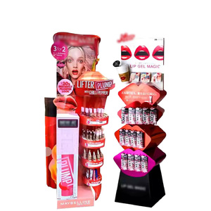 Tùy chỉnh mỹ phẩm cửa hàng bán lẻ Rack hiển thị sóng sơn móng tay <span class=keywords><strong>Countertop</strong></span> tông đứng cho lông mi hiển thị - Product Image 3