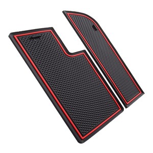 Almohadillas para ranura de puerta de coche para <span class=keywords><strong>Jeep</strong></span> <span class=keywords><strong>Renegade</strong></span> 2018-2023, alfombrillas para consola central, insertos para portavasos, revestimientos, insertos de goma interiores - Product Image 4