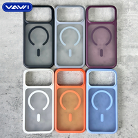 Coque de téléphone VAWI B495 avec anneau magnétique mat, protection intégrale antichoc, sensation de peau, style simple, compatible avec la charge sans fil