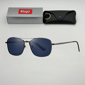 แว่นกันแดดกรอบโลหะ สำหรับกอล์ฟ ตกปลา ขับรถ ดีไซน์เนอร์ แว่นโพลาไรซ์ ยูนิเซ็กซ์ แบบสั่งทำพิเศษ หรูหรา แฟชั่นกลางแจ้ง - Product Image 1