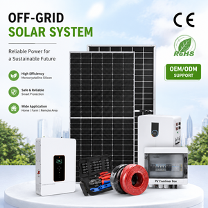 Kit di Accumulo Energia Solare 3kw 5kw 10kw 15kw 20kw 30kw, Set Completo Fotovoltaico Off-grid, Sistemi di Alimentazione Domestica Senza Rete - Product Image 4