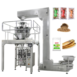 Máquina Automática de Envasado Vertical de Película Plástica y Papel de Aluminio, Máquina Automática de Bolsas de Película Vertical para Alimentos, Azúcar, Sal, Granos de Café - Product Image 1