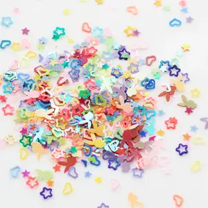 Confettis en papier festifs, pièces, en forme d'étoile et de lune, intercalaires colorés, pour décoration de fête, d'anniversaire et de mariage, jets pour noël