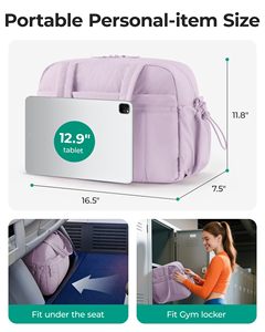 Women's Water Resistant Duffle <b>Bag</b> with Wet Pocket for Travel and Gym Spacious Shoulder <b>Bags</b> <b>Carry</b> <b>on</b> Handbag - Product Image 2