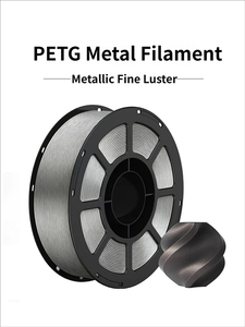 Filament d'imprimante 3D PETG bleu métallisé 1,75 mm, haute résistance, faible déformation, pour Bambu Lab Creality 1 kg - Product Image 2