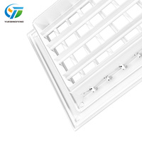 Diffuseur d'air double couche en alliage d'aluminium réglable durable et moderne Grille de ventilation linéaire amovible facile à utiliser