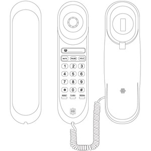 Cordon de garniture pour téléphone portable, en alliage d'aluminium, pour hôtel, <span class=keywords><strong>maison</strong></span> - Product Image 6