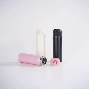 Thermos à pompe ZY 500 ml avec logo personnalisé, en acier inoxydable isolé sous vide - Product Image 4