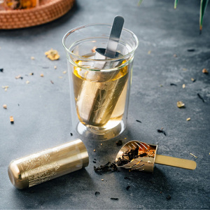 Infusore e Paletta per Tè in Foglie Sfuse in Acciaio Inossidabile a Forma di Ghiacciolo, Divertente Infusore Riutilizzabile per Tè in Bollitore - Product Image 4