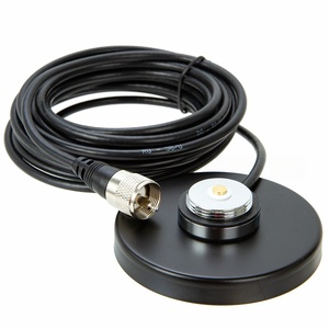 Support d'<span class=keywords><strong>antenne</strong></span> magnétique NMO, base de 12 cm, câble coaxial RG58 de 5 m, <span class=keywords><strong>prise</strong></span> PL259 pour voiture, camion, radio mobile, émetteur-récepteur UHF, <span class=keywords><strong>antenne</strong></span> bidirectionnelle - Product Image 5
