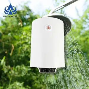 ANTO 30l 50l 80l 100l Cylindrical Rectangular Enamel Bathroom Shower Storage Tank Electric Geyser Hot Water Heater Boiler