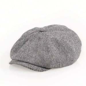 Wholesale Fall Autumn Winter <b>Peaky</b> <b>Blinder</b> Gatsby <b>Hat</b> Western Retro Fashion British 8 Panels Beret Newsboy Cap <b>Hat</b> for Men - Product Image 3