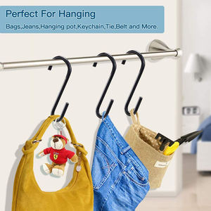 Organisateur <span class=keywords><strong>de</strong></span> rangement support mural <span class=keywords><strong>en</strong></span> <span class=keywords><strong>forme</strong></span> <span class=keywords><strong>de</strong></span> <span class=keywords><strong>S</strong></span> <span class=keywords><strong>crochet</strong></span> <span class=keywords><strong>en</strong></span> métal support cintre crochets multi-usages crochets <span class=keywords><strong>en</strong></span> <span class=keywords><strong>S</strong></span> - Product Image 3