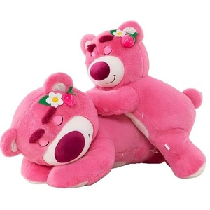 Oso de Peluche de Fresa Rosa, Estilo Acostado, Almohada de Abrazo, Regalo de San Valentín, Decoración de Fiesta, Unisex, de 5 a 7 Años - Product Image 5