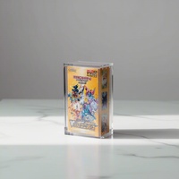 Boîtier de protection en acrylique transparent poli de haute qualité pour cartes TCG, idéal pour l'affichage en magasin de jeux de cartes à collectionner XC
