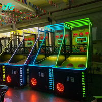 Machine de jeu d'arcade de basket-ball fou de tir pour adultes et enfants à pièces d'intérieur Offre Spéciale