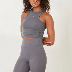 F230363 Fabricants de vêtements, hauts sans manches personnalisés, soutien-gorge, design plissé, épaules dénudées pour femmes, haut enveloppant la poitrine, vêtements décontractés - Product Image 5