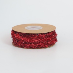 Pita Glitter Metalik Warna-warni Natal Grosir Pabrik, Untaian Hiasan Natal untuk Dekorasi DIY - Product Image 6