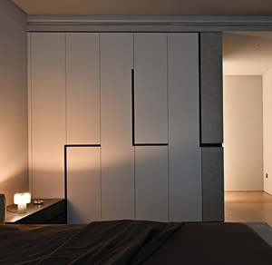 Custom Melamine Wood Style Minimalist Wardrobe <b>Cabinet</b> High Quality Modern Adjustable Design <b>Bedroom</b> Ample Hanging Space - Product Image 1